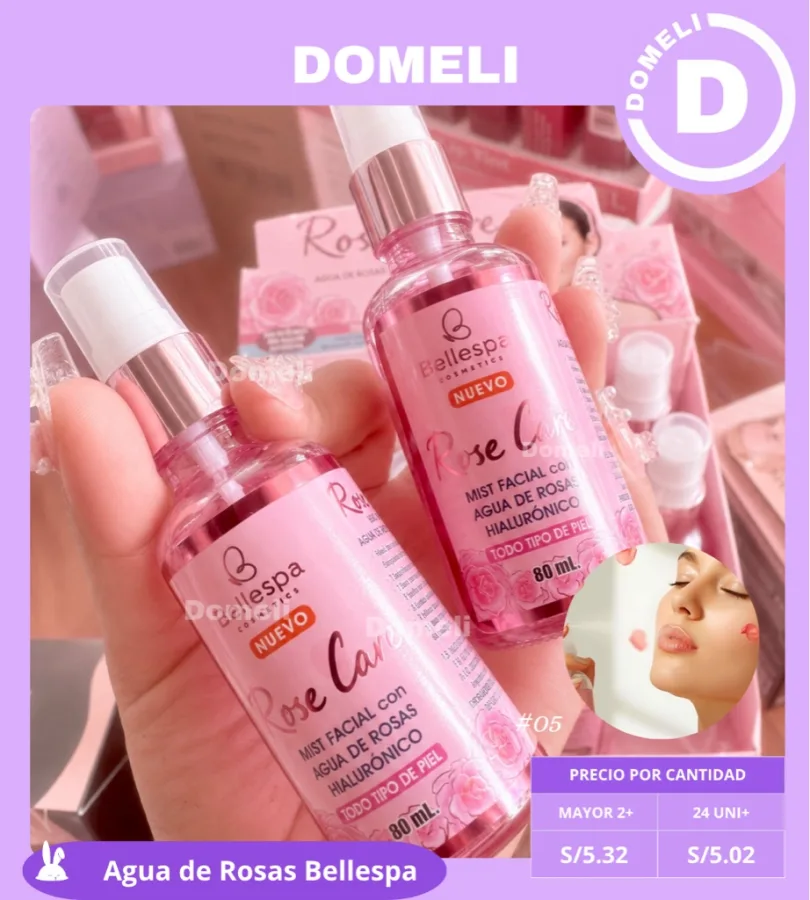 Agua de rosas Bellespa