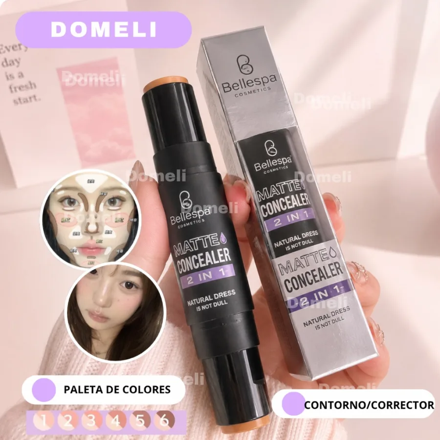 Corrector Matte 2 In 1 Natural