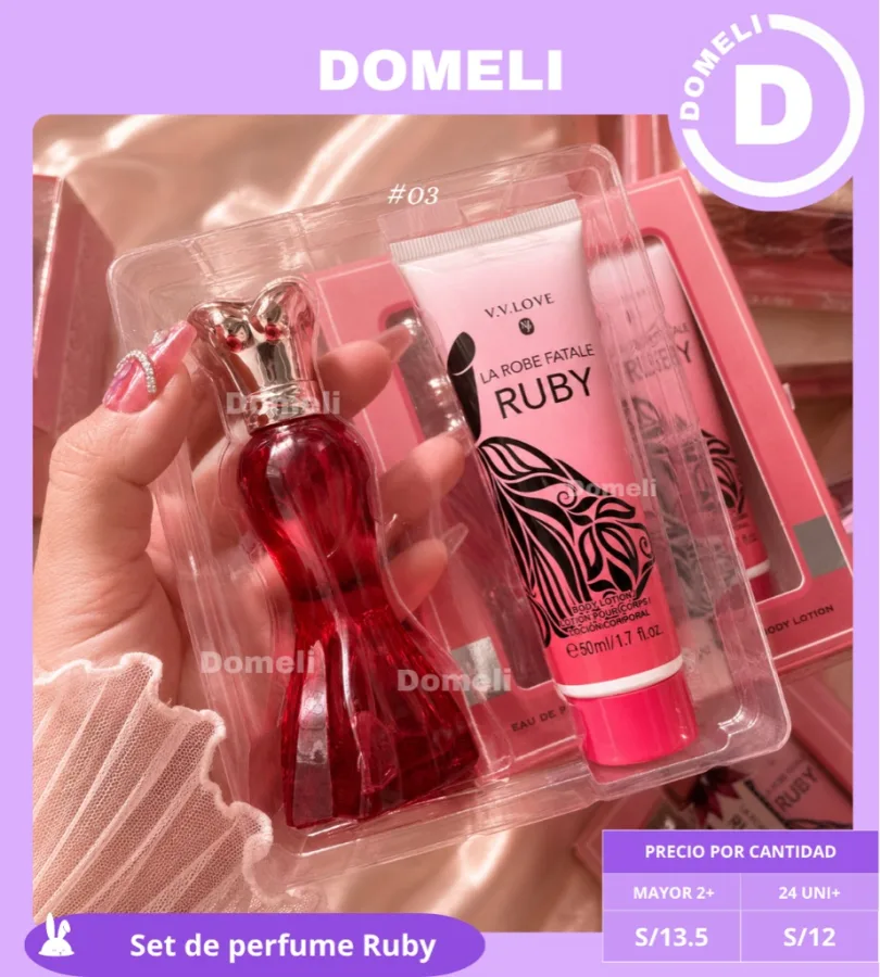 Set de perfume Ruby